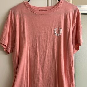PINK Victoria's Secret Coral Pink Short Sleeve Tee